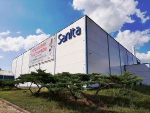 Budynek firmy produkcyjnej SANITA.